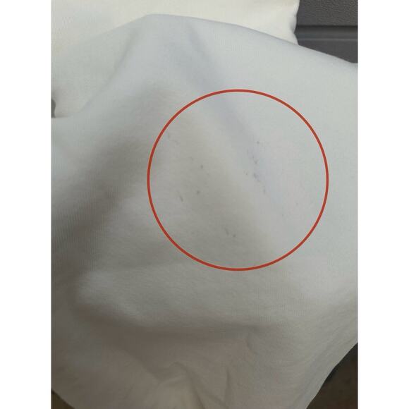 Daydreamer Records Ivory Slouchy Cotton Boyfriend Jogger Sweatpants Womens Small - Picture 10 of 11